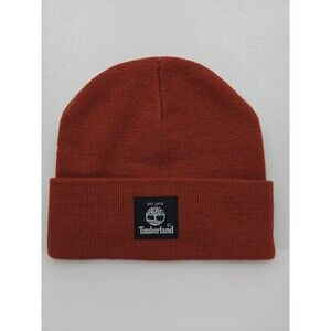 Timberland Cuffed Watch Cap Beanie Hat Men's Women's One Size Rust Cinnamon